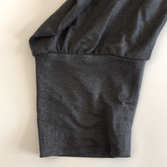 G by Giuliana G Knit 2 Piece Heather Charcoal Jogger and Top Set Size LP - Picture 16 of 16